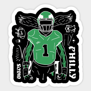 Go Birds Philly Football Sticker